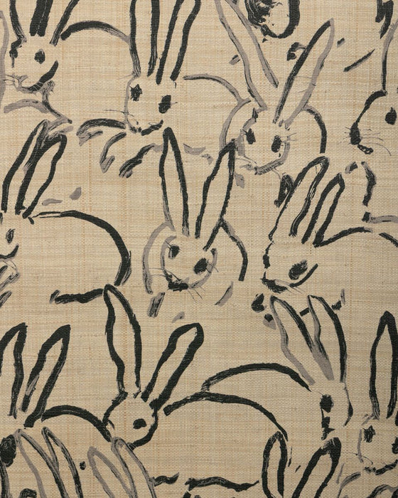 Lee Jofa Modern Hutch Raffia Ink Wallpaper GWP-3750.816.0