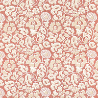Grey Watkins Maiden Floral Terracotta Fabric GW166290001
