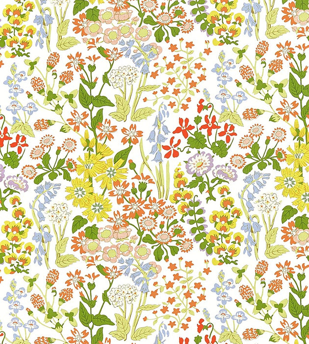 Grey Watkins Nymph Floral Springtime Fabric Sample GW166300001