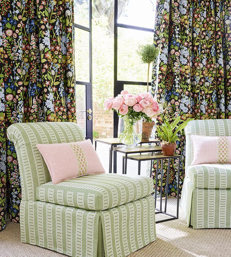 Grey Watkins Hansel Embroidered Tape Citrus Twist Fabric GWT33290001