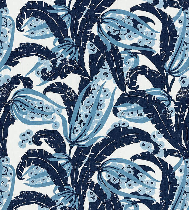 Grey Watkins Tropique Marine Fabric Sample GW166090002