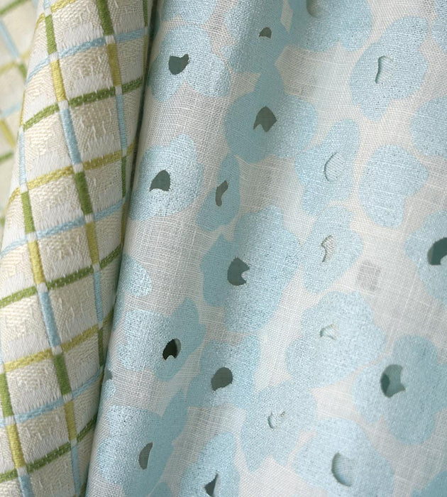 Grey Watkins Oleana Blue Wisp Fabric Sample GW166190002
