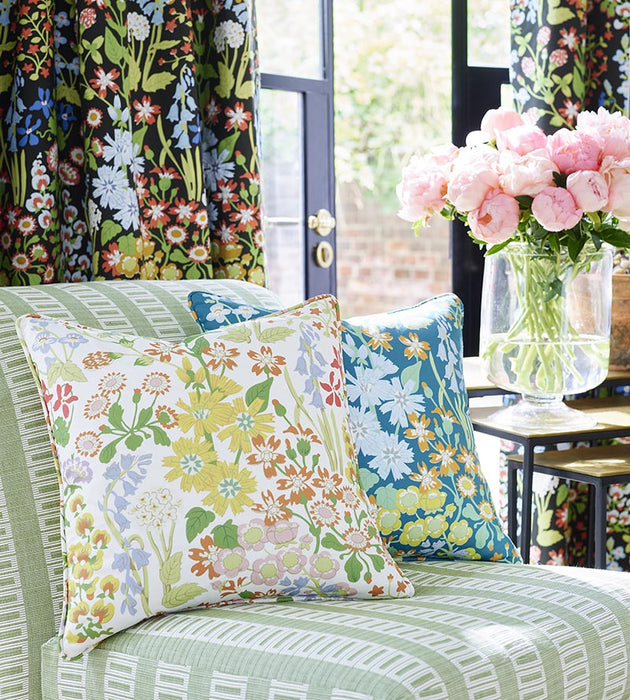 Grey Watkins Nymph Floral Emerald Multi Fabric Sample GW166300002