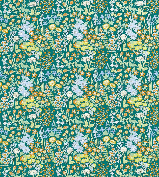 Grey Watkins Nymph Floral Emerald Multi Fabric Sample GW166300002