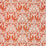 Grey Watkins Kandira Ikat Papaya Fabric GW272100002