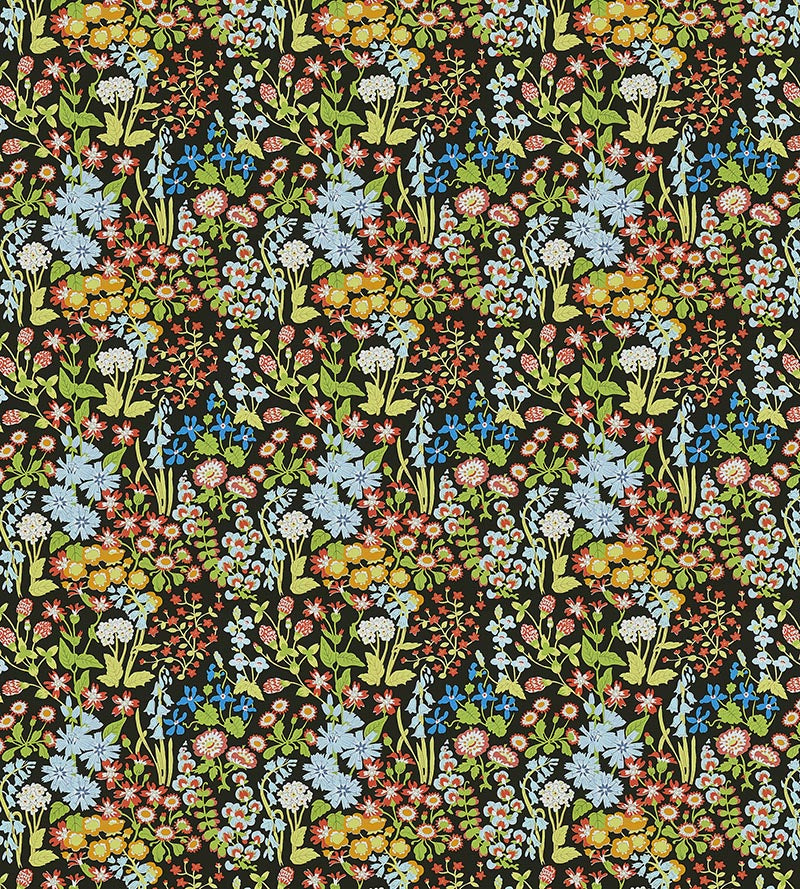 Grey Watkins Nymph Floral Black Multi Fabric Sample GW166300003