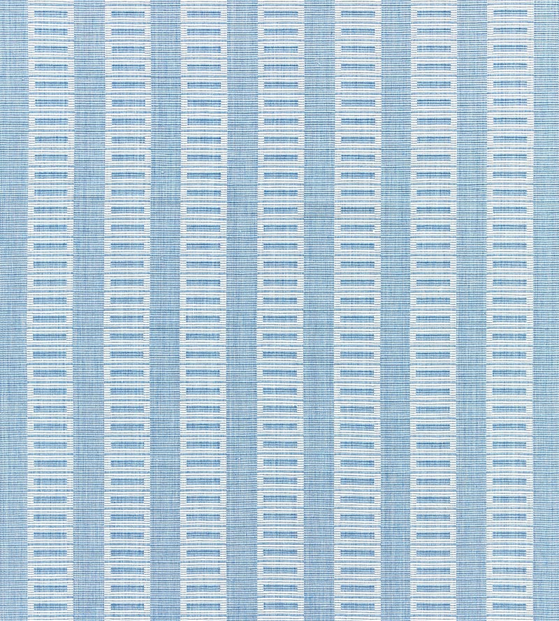 Grey Watkins Lark Stripe Bluebell Fabric Sample GW272450003