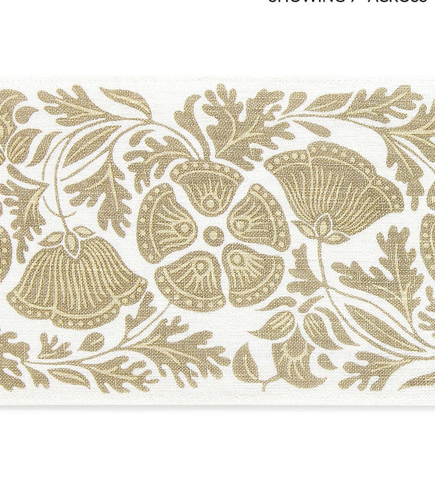 Grey Watkins Gretel Printed Tape Wheat Fields Fabric Sample GWT33300003