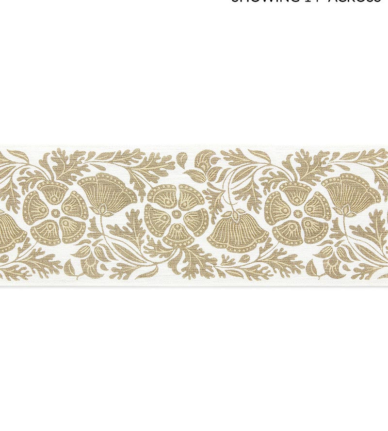 Grey Watkins Gretel Printed Tape Wheat Fields Fabric Sample GWT33300003