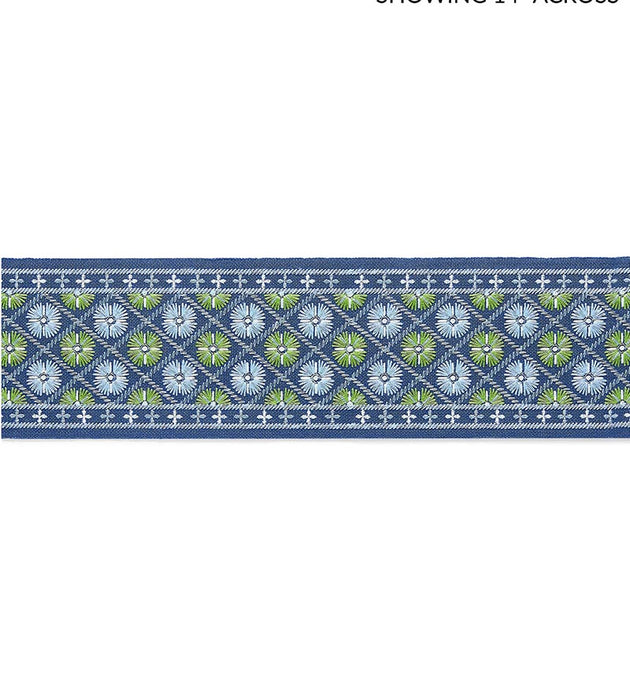 Grey Watkins Hansel Embroidered Tape Blackberry Fields Fabric GWT33290004