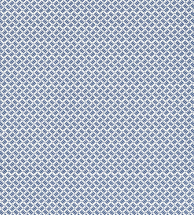 Grey Watkins Dash & Dot Print Marine Fabric Sample GW166180006