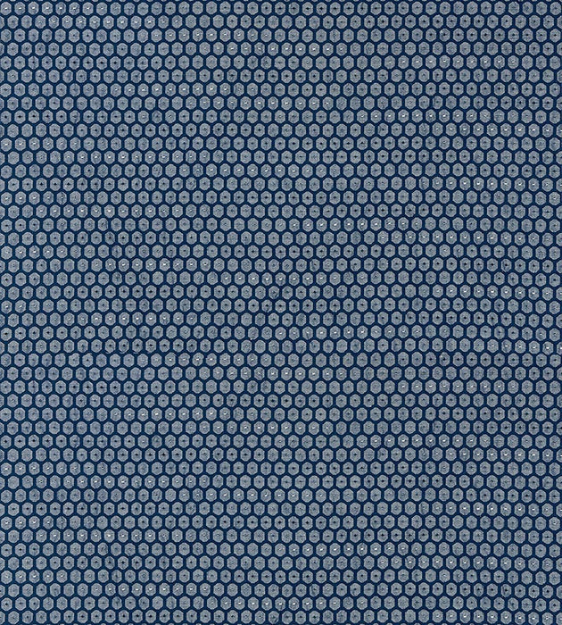 Grey Watkins Honeycomb Weave Navy Fabric Sample GW272090006