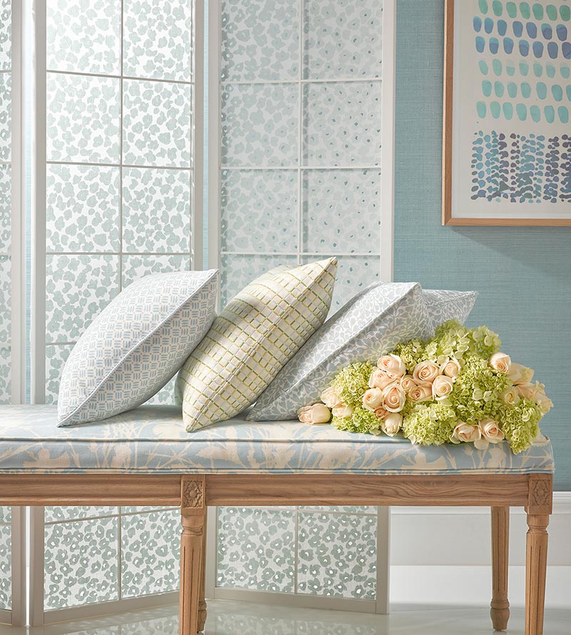 Grey Watkins Oleana Blue Wisp Fabric Sample GW166190002