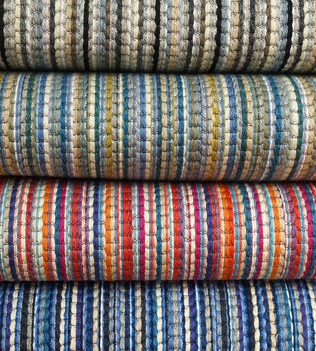 Grey Watkins Alder Stripe Moonstone Fabric Sample GW272310001