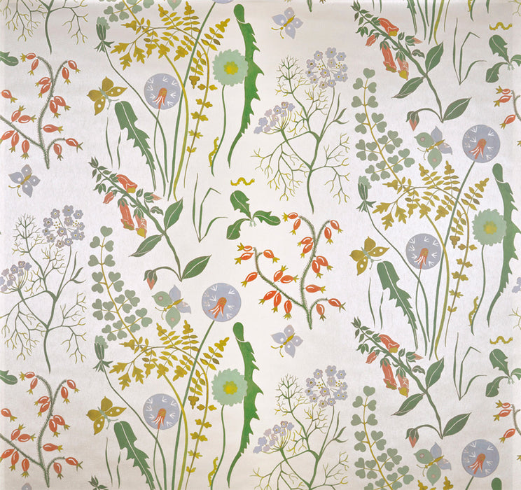 Pierre Frey Pre D'Ete Nacre Glacier Wallpaper FP222001