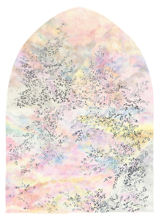 Pierre Frey Poesie fleurie Aurore Wallpaper Sample FP997001