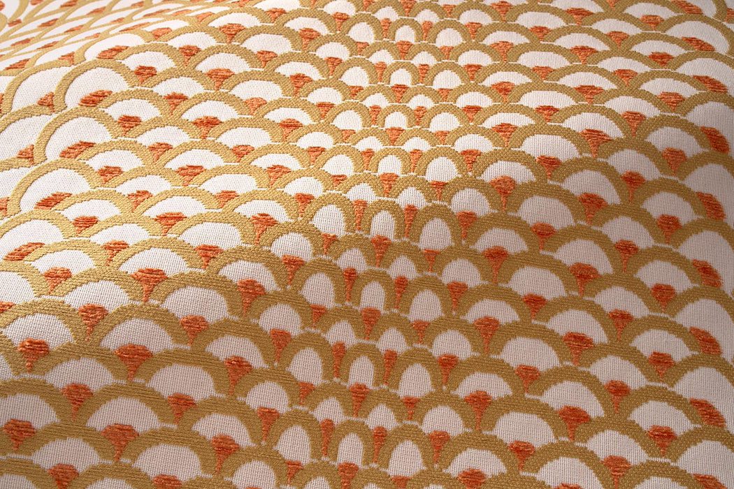 Le Manach Les Ecailles Outdoor Ocre Fabric Sample L4002001