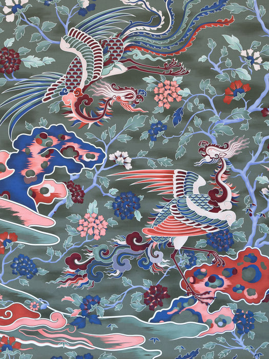 Lelievre Les Songes Sauge Fabric Sample H006530003