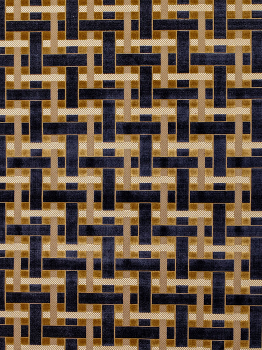 Lelievre Lacis Indigo Fabric Sample H006550005