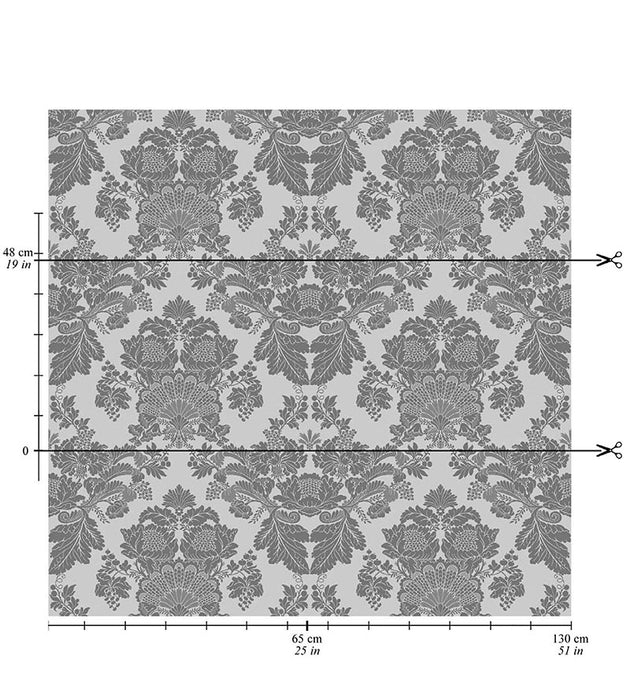 Tassinari & Chatel La Coquille Bleu Fabric H015160001