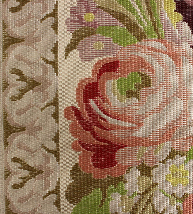 Tassinari & Chatel Bordure Fougere Rose/Green/Ivory Fabric H016700001