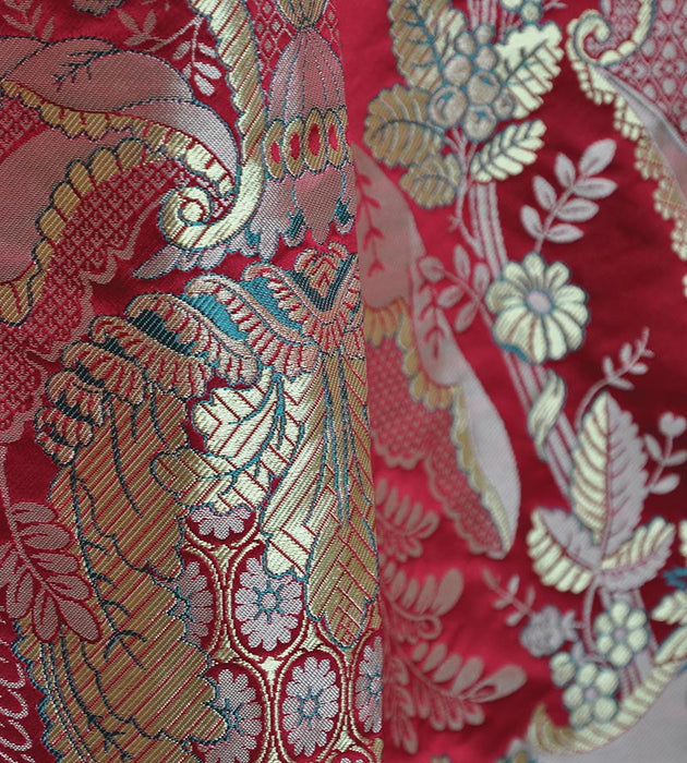 Scalamandre Maintenon Flamboyant Fabric Sample H017020001