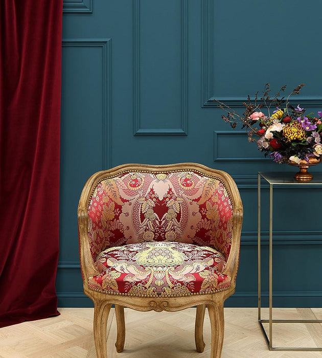 Scalamandre Maintenon Flamboyant Fabric Sample H017020001