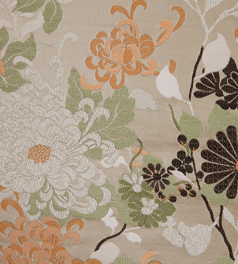 Jean Paul Gaultier Kyoto Lampas Taupe Fabric Sample H034660001