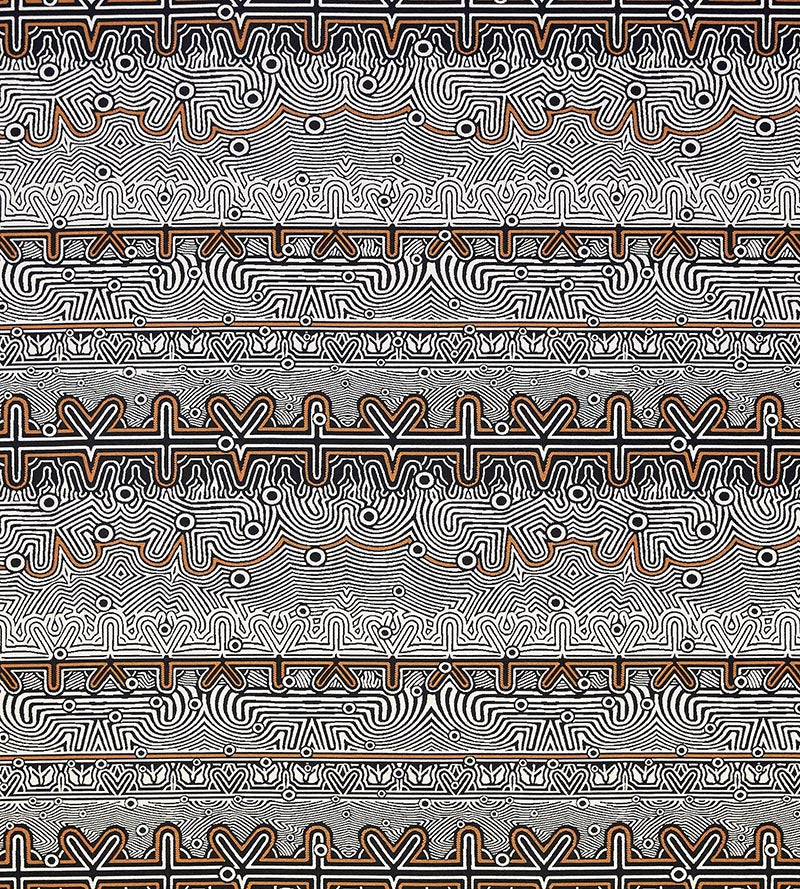 Jean Paul Gaultier Stripe Cuivre Fabric Sample H034930001