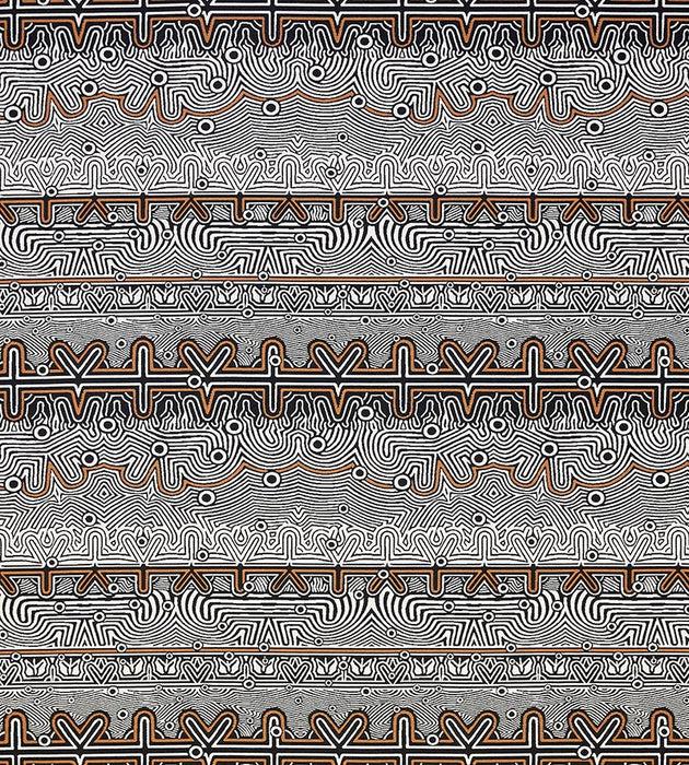 Jean Paul Gaultier Stripe Cuivre Fabric Sample H034930001