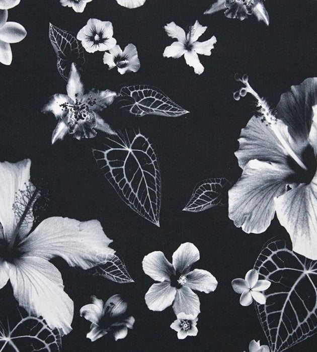 Jean Paul Gaultier Honolulu Noir Fabric Sample H034980001