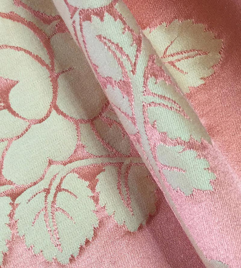 Lelievre Oreste Rose Creme Fabric Sample H040150001