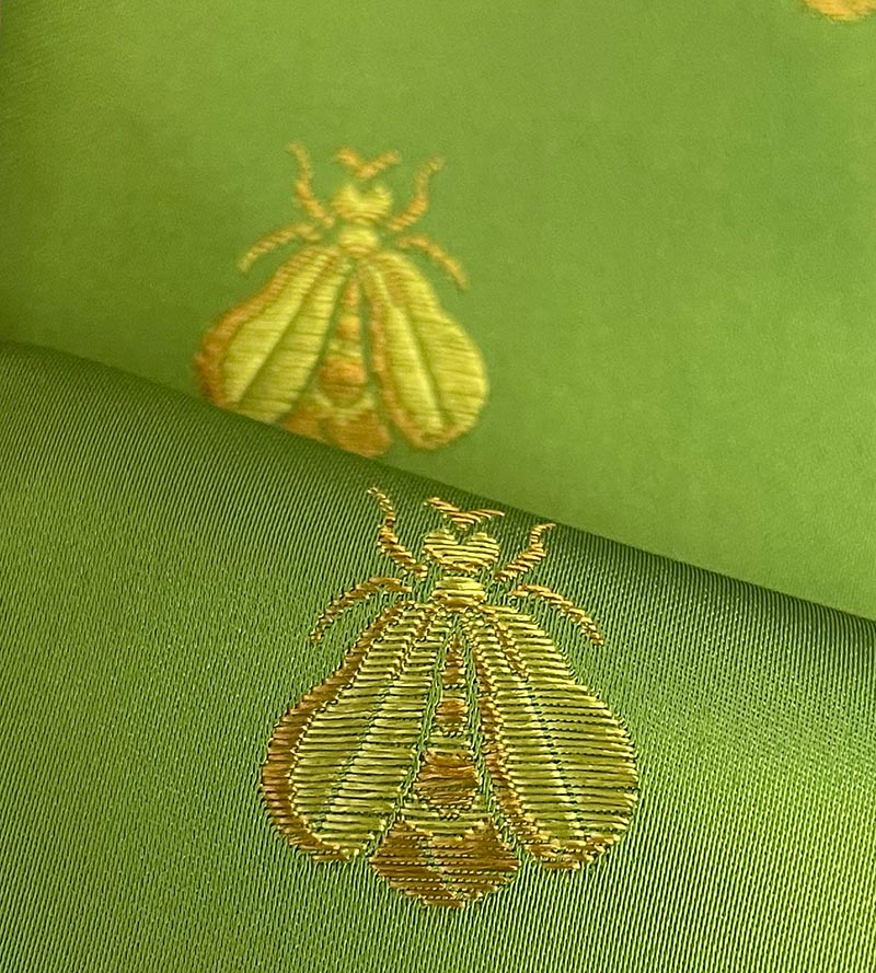 Lelievre Abeilles Green Fabric Sample H040230001