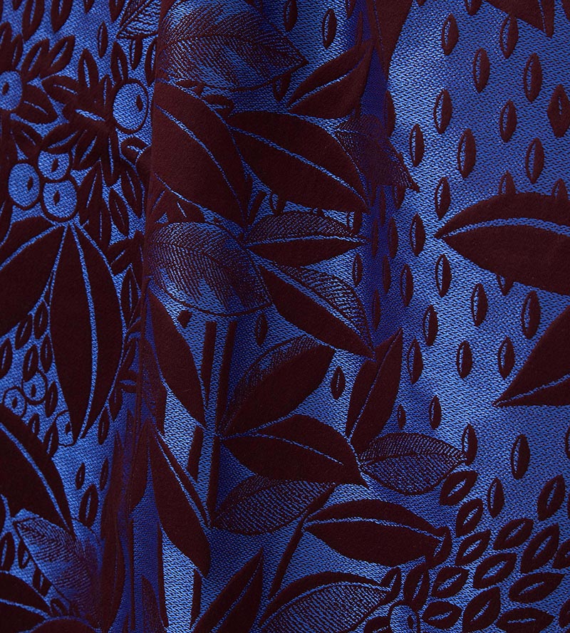 Lelievre Vetiver M1 Iris Fabric Sample H042410001