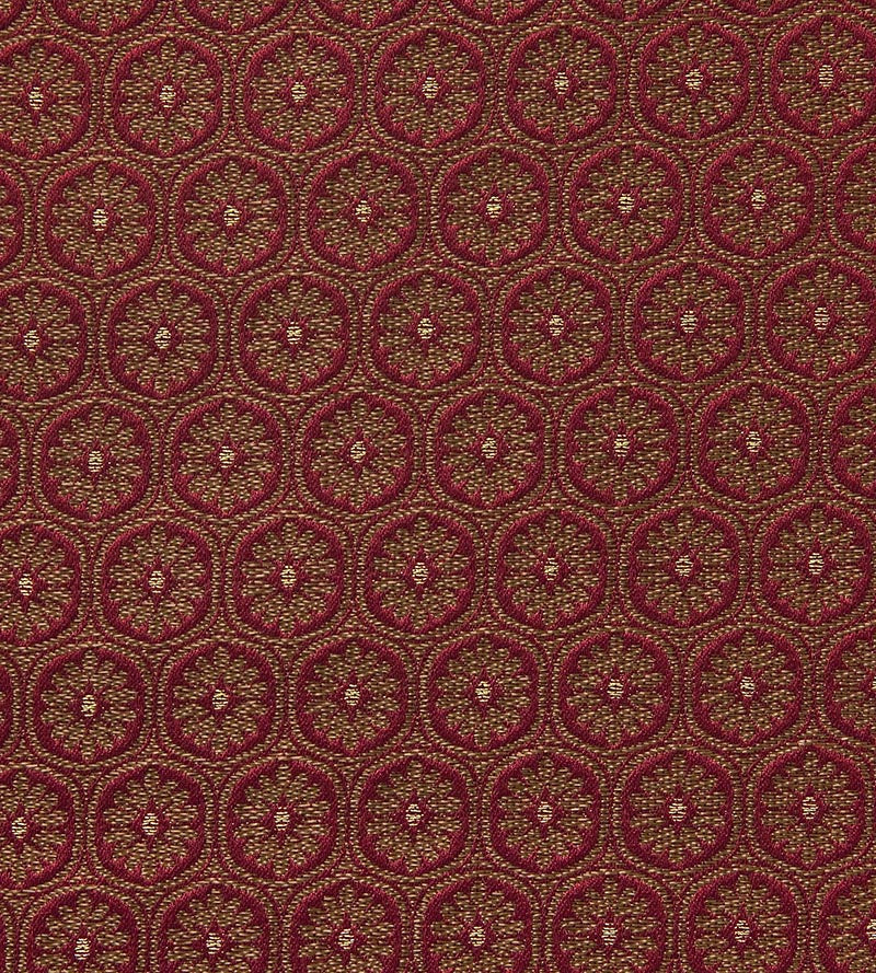 Lelievre Medaillon Cramoisi Fabric Sample H042430001