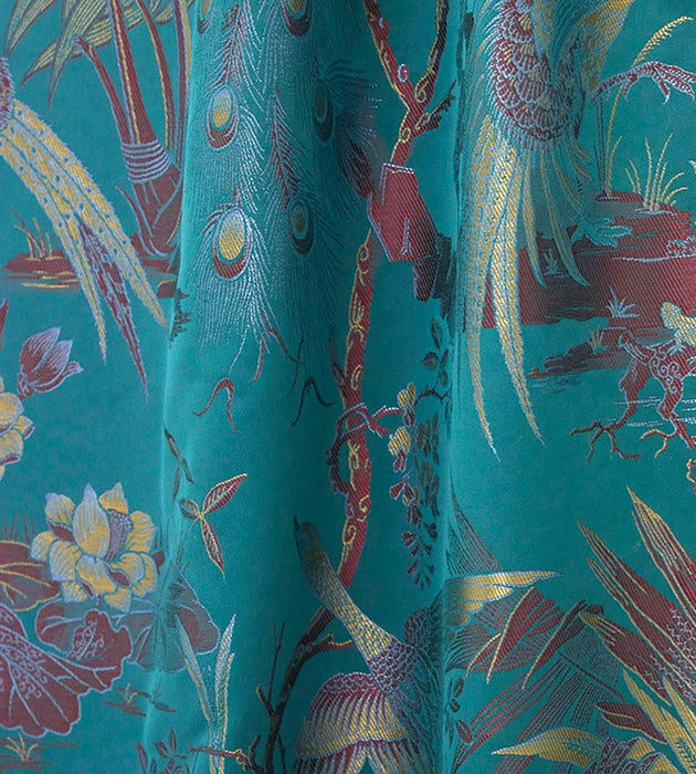 Lelievre La Parade Des Oiseaux Paon Fabric H042530001