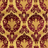 Lelievre Ravenne Velvet Rubis Fabric H006470002