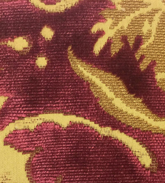Lelievre Ravenne Velvet Rubis Fabric Sample H006470002