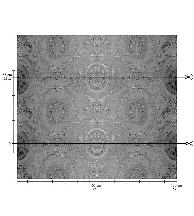 Tassinari & Chatel Marie Antoinette Creme Fabric H015530002