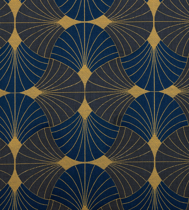 Lelievre Flabella Marine Fabric Sample H032820002