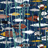 Lelievre Lagon Marine Fabric H032860002