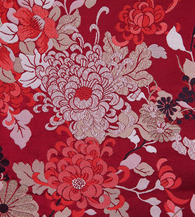 Jean Paul Gaultier Kyoto Lampas Grenat Fabric Sample H034660002