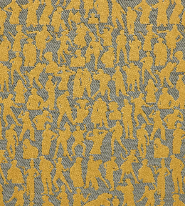 Jean Paul Gaultier Silhouettes Jaune Fabric Sample H034920002