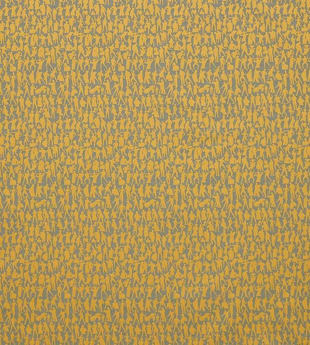 Jean Paul Gaultier Silhouettes Jaune Fabric Sample H034920002