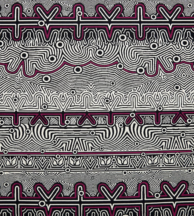 Jean Paul Gaultier Stripe Fuchsia Fabric Sample H034930002