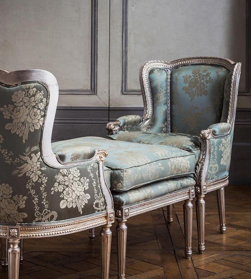 Lelievre Oreste Bleu Fabric Sample H040150002