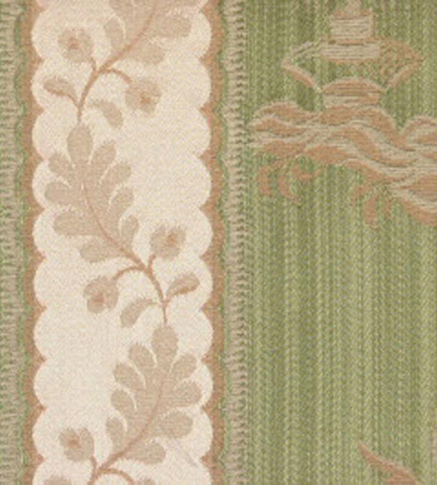 Lelievre Lampas Sanary Vert Fabric Sample H040290002