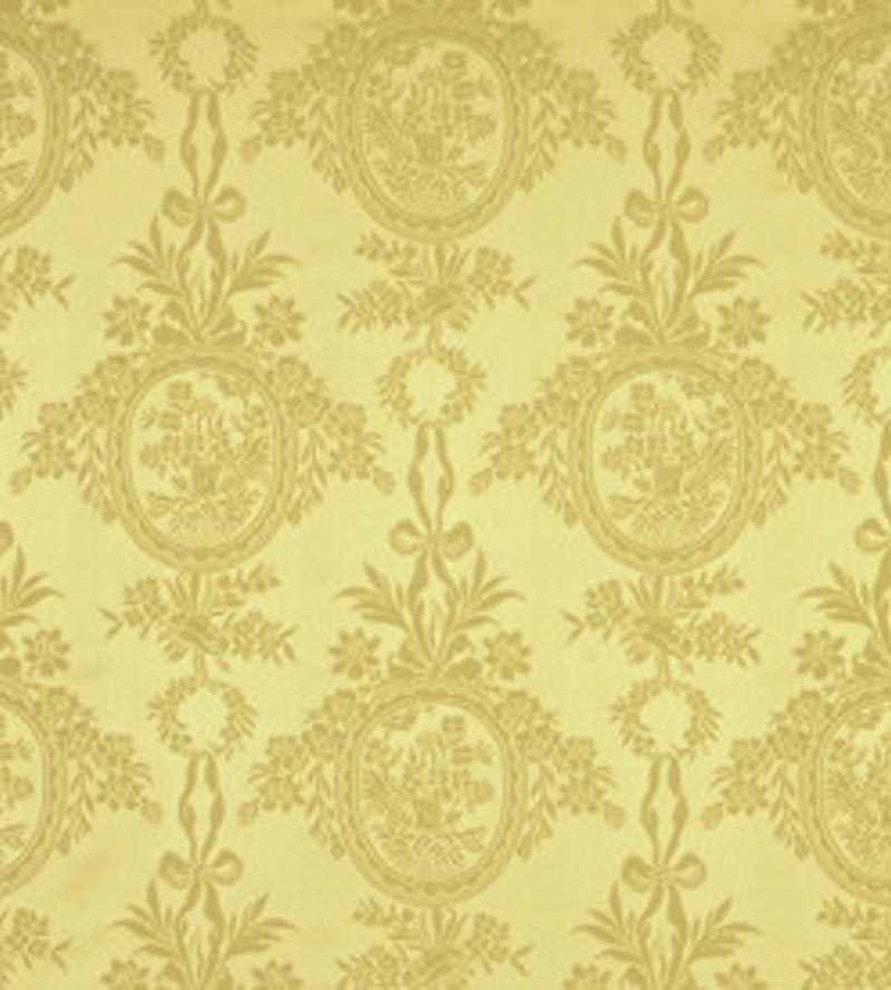 Lelievre Damas Rambouillet Paille Fabric Sample H040480002