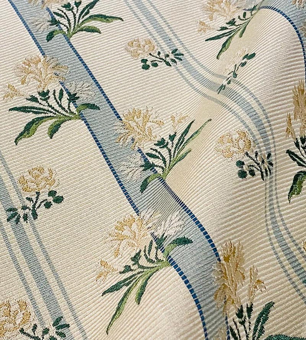 Lelievre Bleuets Beige Fabric Sample H040540002