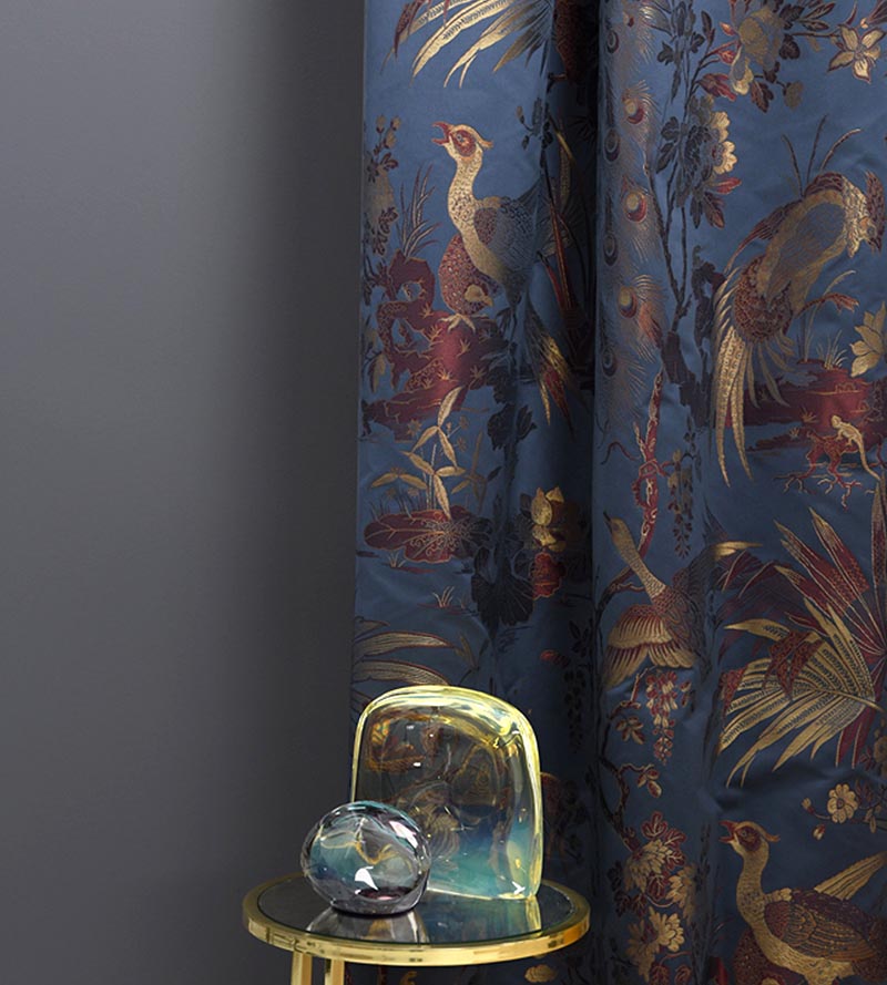 Lelievre La Parade Des Oiseaux Orage Fabric H042530002